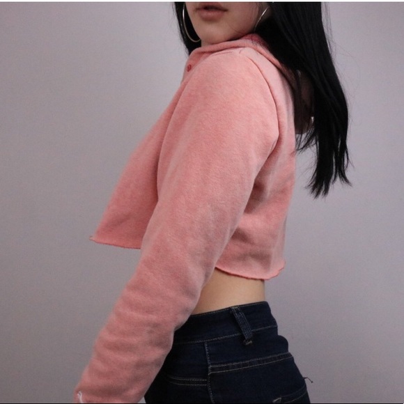 💖 BABY PINK PUMA CROPPED JUMPER 💖 - Picture 3 of 4